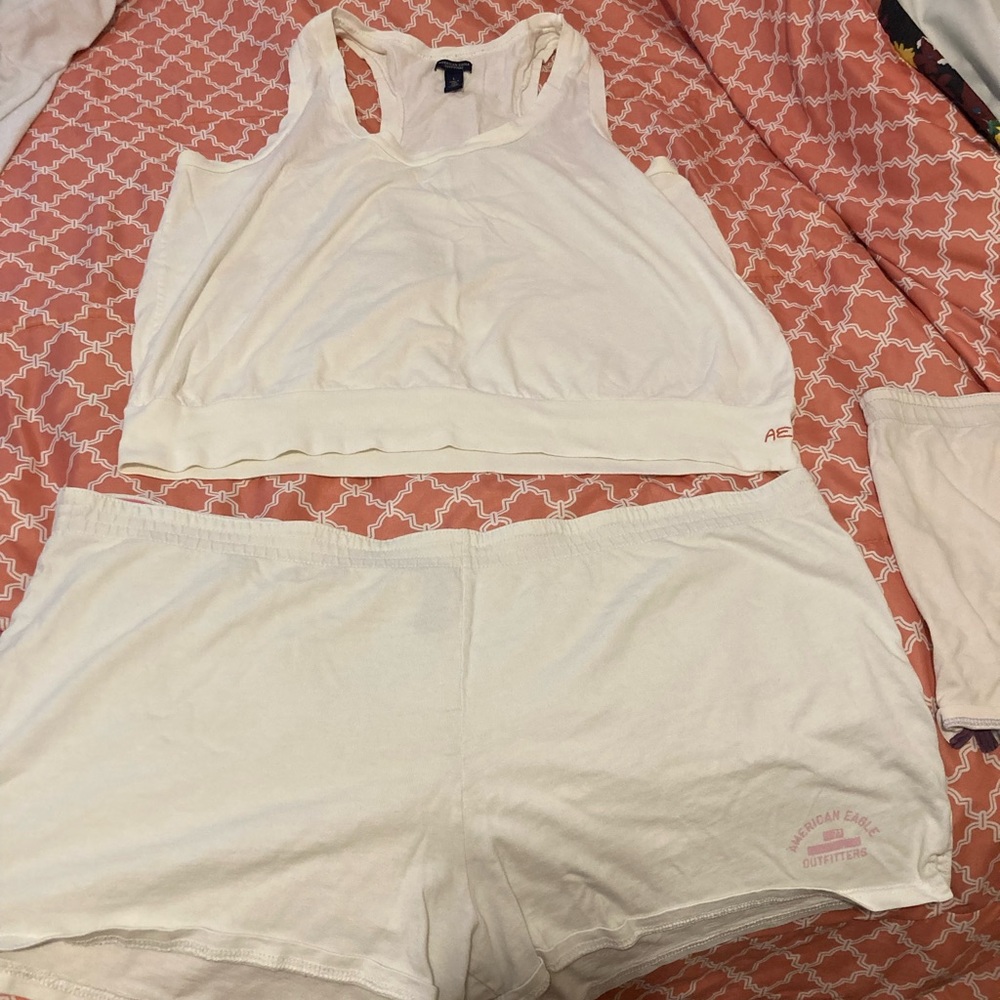 Vintage American Eagle Loungewear (White) - Gently Worn